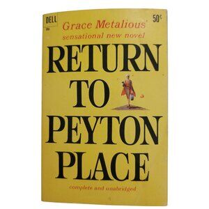 Grace Metalious Return To Peyton Place Paperback First Dell Printing 1960